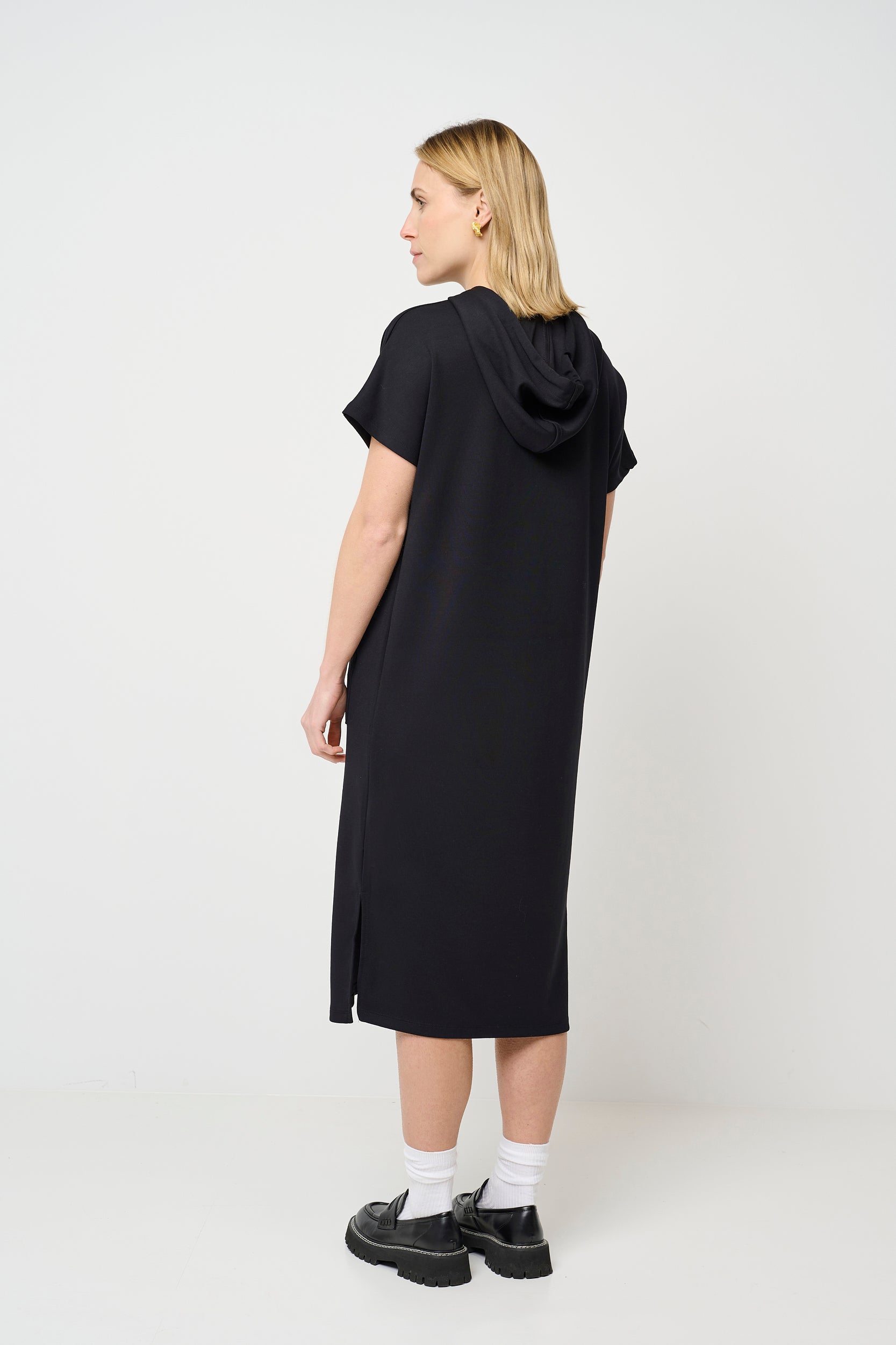 CRHallie hoodie kjole i modal